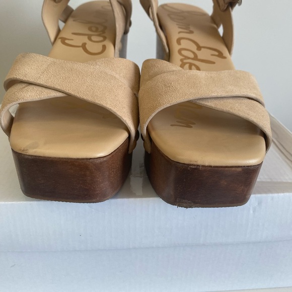 Sam Edelman Tan Platform Sandals - Picture 6 of 8
